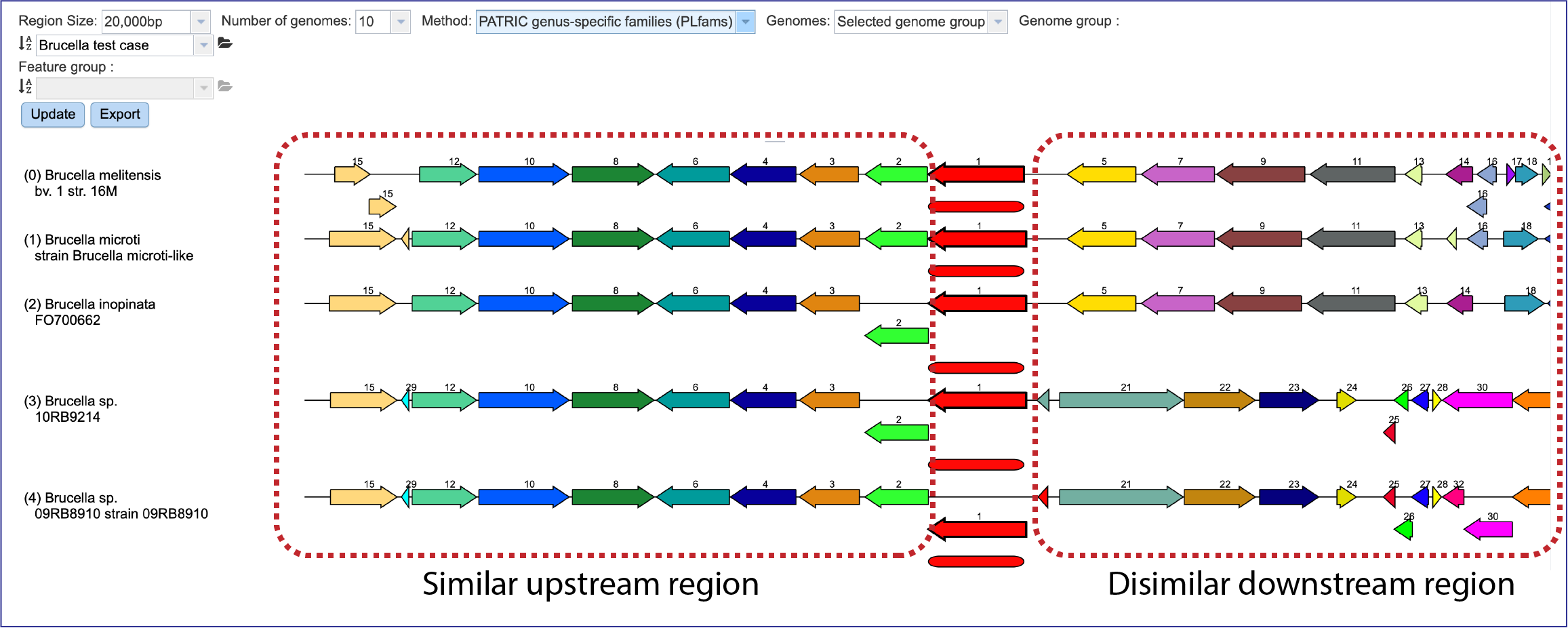 Genome Group Display