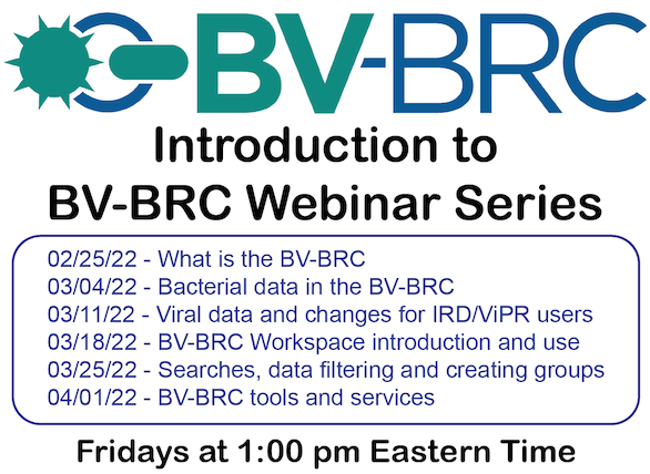 BV-BRC intro webinar series