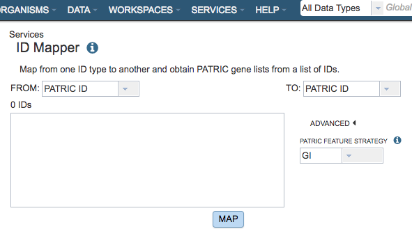 ID Mapper Input Form