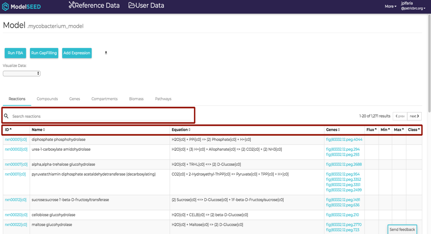 ModelSEED Model Viewer